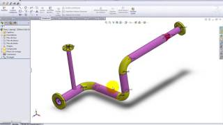 Tuyauterie 1 part 2 sous SolidWorks