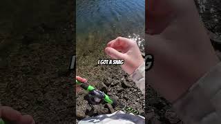 This is the weirdest fishing moment #bassfishing #shorts