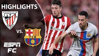 🚨 LATE CONTROVERSY?! 🚨 Athletic Club vs. Barcelona | LaLiga Highlights | ESPN FC