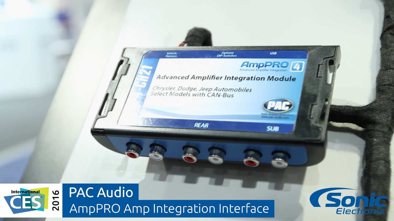 PAC Audio AmpPRO Advanced Amplifier Integration Interface | CES 2016 ...