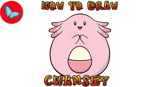 How To Draw Pokemon - Chansey | Drawing Animals