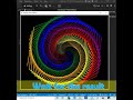 Draw an amazing rainbow design using python turtle module || #python #turtle #shorts #coding
