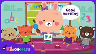 Good Morning Video - The Kiboomers Preschool Songs for Circle Time - Hello Song