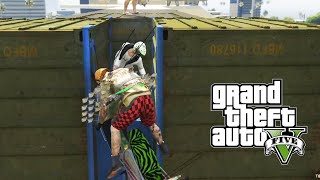 NUNCA VAS A VOLVER A VER UNA SALVADA ASÍ!! GTA V