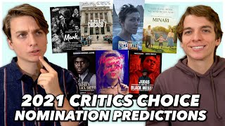 2021 Critics Choice Nomination Predictions STREAM