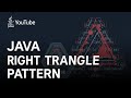Right Triangle Star Pattern Program in Java | Nested Loop Pattern | Part-5
