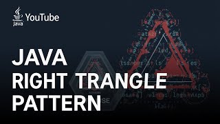 Right Triangle Star Pattern Program in Java | Nested Loop Pattern | Part-5