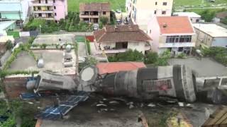 Satelite crash in Tirana, former air field.