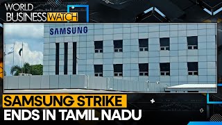 Samsung Workers End Strike After Month-Long Protest  | World Business Watch | WION