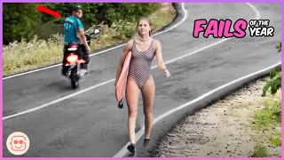 Dumbest and Unlucky Girl Fails of the Year 2024 #5