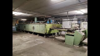 Textile Industry: Old ARTOS Stenter stopped in factory (SOLD)