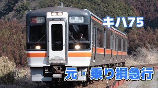 【迷列車で行こう ほぼ日編第12日】急行？型のキハ75系は乗り損列車！