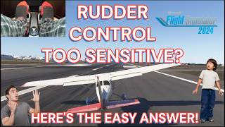 MSFS 24 How To Adjust Rudder Control Sensitivity Settings in Microsoft Flight Simulator 2024