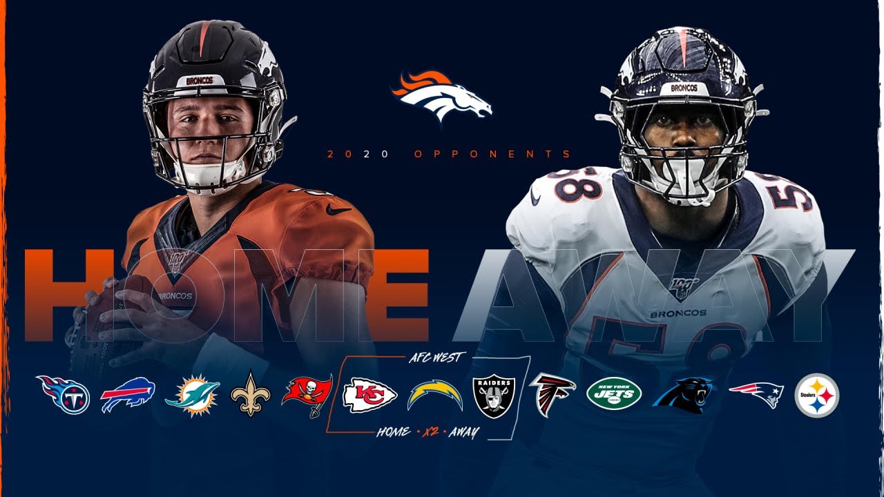 Broncos 2020 Schedule Breakdown - YouTube