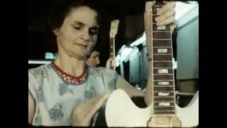 Rare Gibson Guitar Factory Documentary from 1967