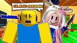 MOMON GILA!! GARA-GARA di PAKSA PAPA untuk PERGI ke SEKOLAH ft @BANGJBLOX