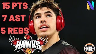LaMelo Ball 15 PTS 7 AST 5 REBS 1 STL (6/19 FG) vs Adelaide 36ers | CRAZY ASSIST BY MELO!!!