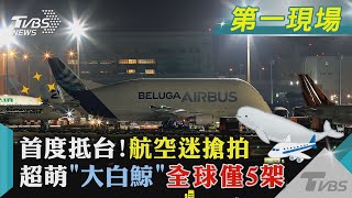 首度抵台!航空迷搶拍 超萌「大白鯨」全球僅5架｜TVBS新聞@TVBSNEWS02