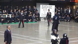 #22【2回戦】國士舘×清和大【2019・Ｒ1第65回関東学生剣道新人戦大会】1内村×大石・2芳賀×村上・3宇野×中橋・4森×古里・5山口×池田・6岩部×野村・7渡辺×市原