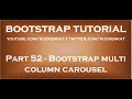 Bootstrap multi column carousel