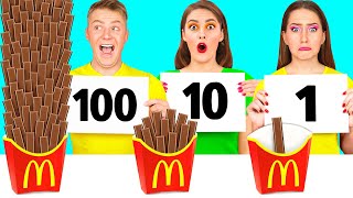 100 Layers of Food Challenge | Funny Moments by RaPaPa Challenge