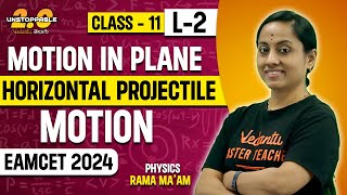 Motion in Plane Class 11 | Horizontal Projectile Motion | JEE EAMCET NEET 2024/25 | KRD Madam