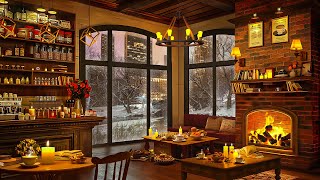Smooth Jazz Music & Cozy Coffee Shop Ambience for Study, Work ☕ Relaxing Piano Jazz Background Music