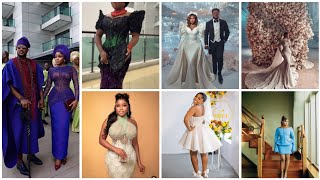 VEEKEE JAMES : Nigerian BRIDE that wore 15 dresses at her nigerian  wedding party.