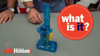 Blue Plastic Object | What Is It | Ask This Old House