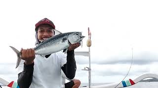 Mancing Extrim Ultralight Jigging di Kedalaman 60-70Mtr Strike Cakalang dan Kenyar||