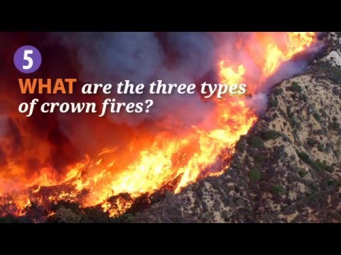 What are the four main factors influencing fire spread?