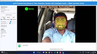 🚗😴 Driver Drowsiness Detection System | Fatigue Monitoring Using AI | MediaPipe + Python + Tkinter