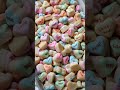 mini conversation heart cookies