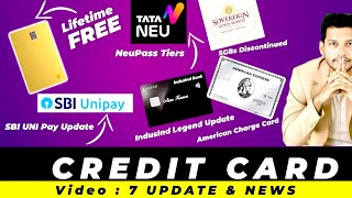 Credit Card News: Tata Neu Tiers, UNI Gold, SBI Unipay, IndusInd, SGBs, HDFC, ICICI RuPay, Amex,EPFO