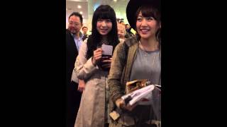 20150417 台北松山機場 AKB48 高橋みなみ　向井地美音 川本紗矢 送機