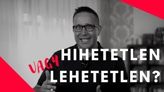 Attól még, hogy hihetetlen, nem biztos, hogy lehetetlen! - Szabó Péter vlog