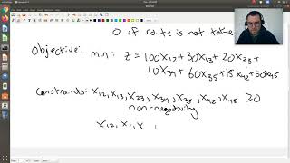 Network Model (Shortest Route) Example 1