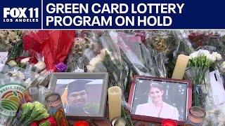 Trump administration halts green card lottery program