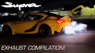 The ULTIMATE Mk5 Supra Exhaust Compilation