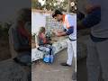 Giving Food To Poor People | Poor People Help Video | Helping Poor People | Helping Video #shorts