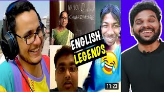 Legends of English | Funniest English fails | triggered Insaan |reaction