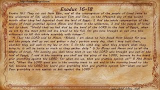 Exodus 16-18