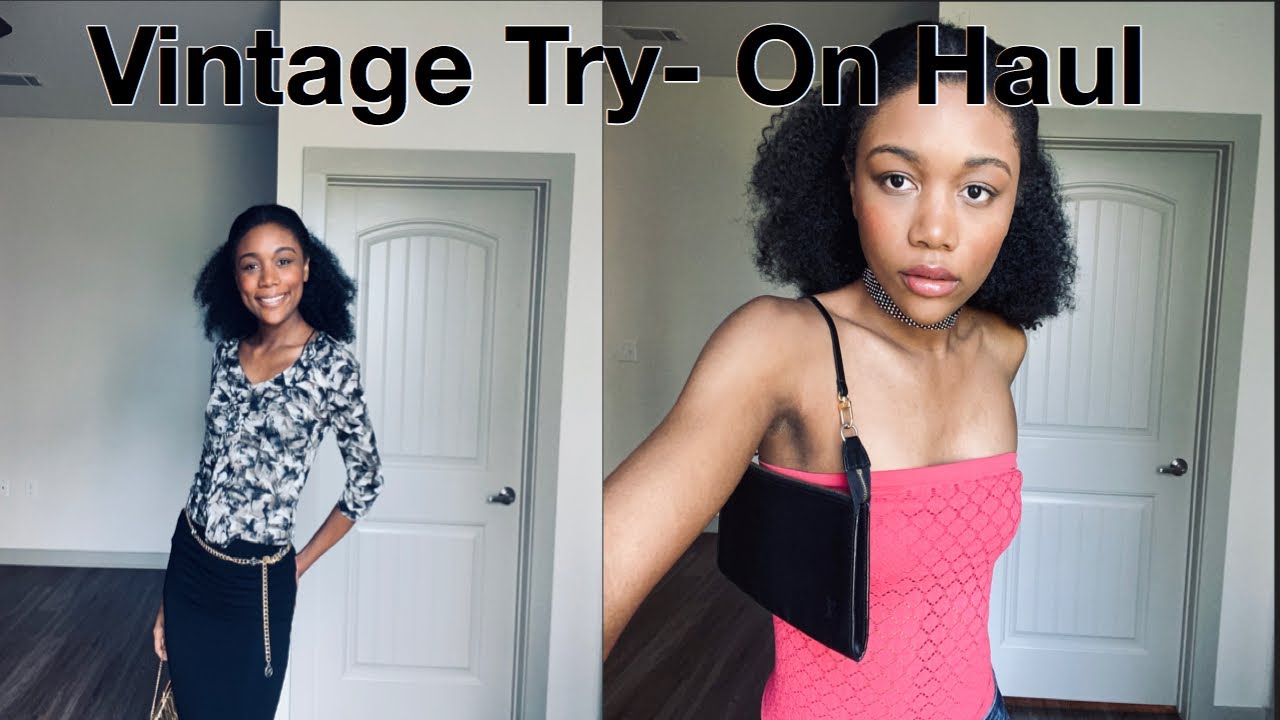 Vintage Try On Haul Youtube