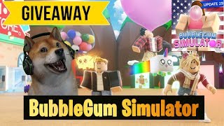 Roblox Bubble Gum Simulator Giveaway Live Free Roblox Accounts