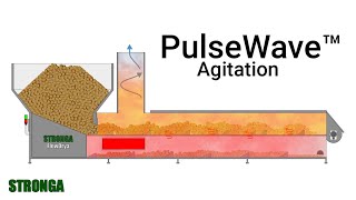 Visualising FlowDrya PulseWave™ Material Agitation