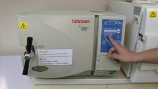 Operation of Tuttnauer EK series Autoclave