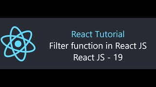 Array Filter in React JS - 19