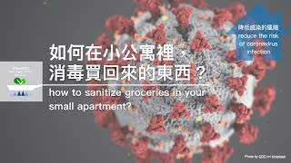 【Eng 中文 CC】 How To Sanitize Groceries In Your Small Apartment?