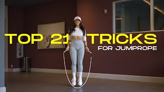 21 JUMPROPE TRICKS YOU SHOULD LEARN | NicoJumpsRope