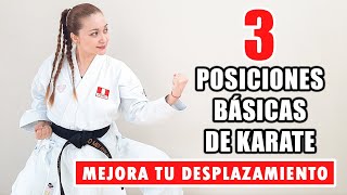 3 POSICIONES BASICAS DE KARATE